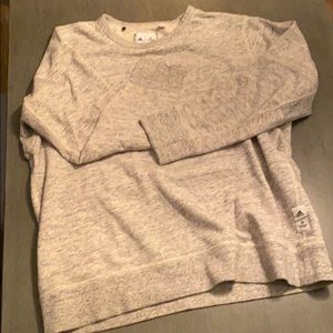 Heather Grey Adidas REIGNING CHAMP sweatshirt